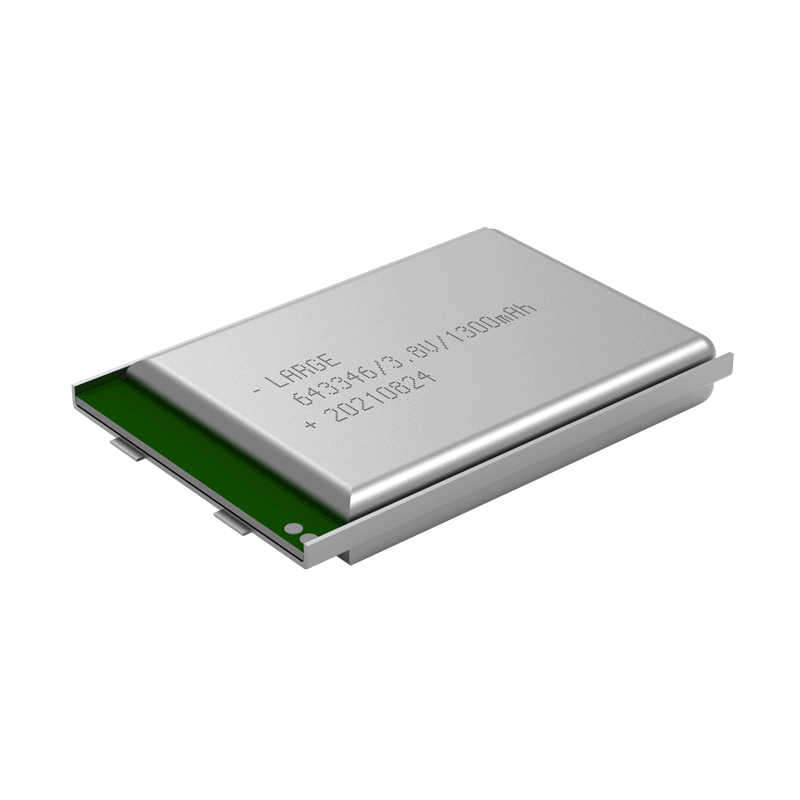 Batería de polímero de litio de 3.8V 1300mAh para tarjeta inteligente