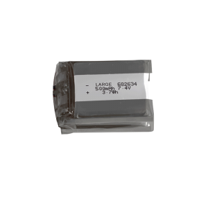 batería ácida del cobalto del litio de la batería del polímero de litio de la célula de la bolsa de 7.4v 500mAh 682634